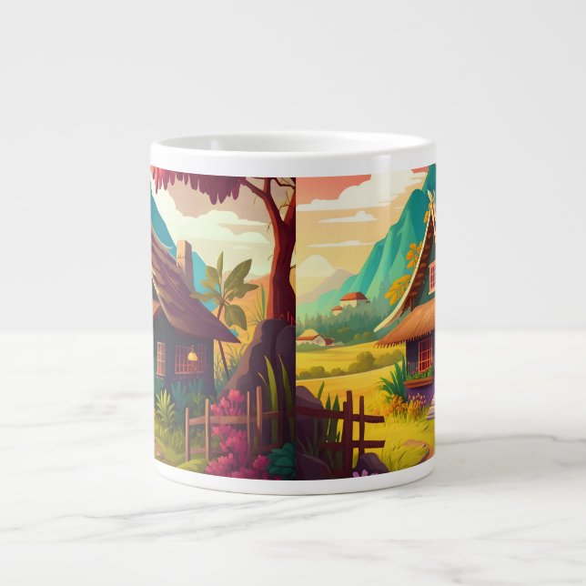 Philippine Traditional House-36543 Large Coffee Mug (Front)