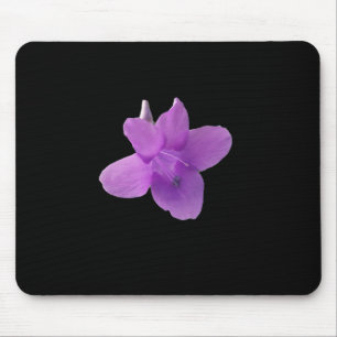 Philippine Violet on black Mouse Pad
