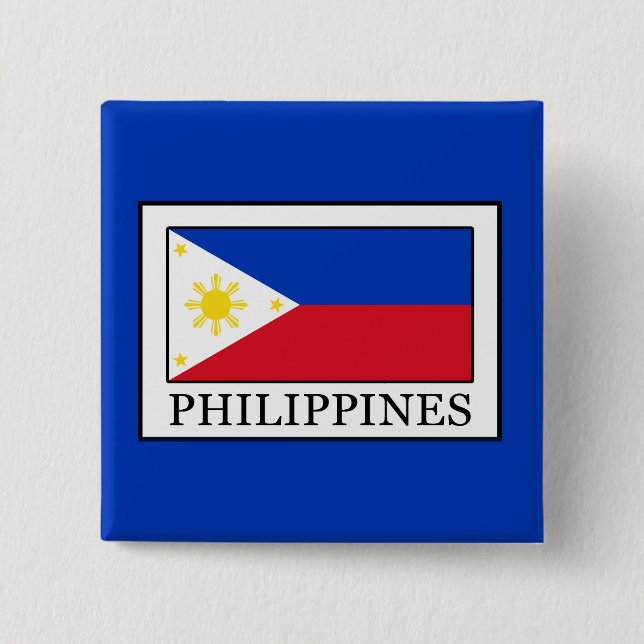 Philippines 15 Cm Square Badge (Front)