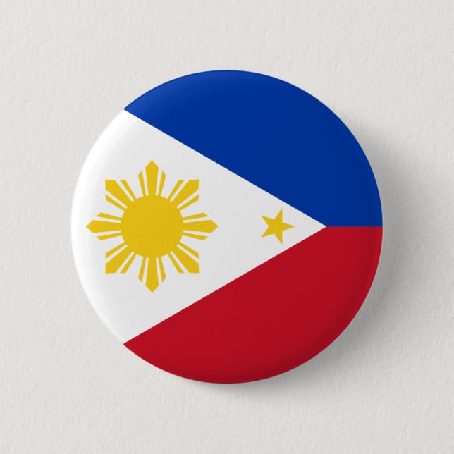 philippines 6 cm round badge (Front)