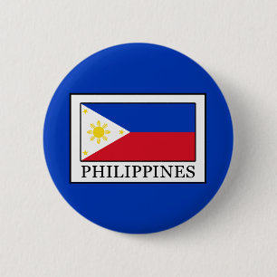 Philippines 6 Cm Round Badge