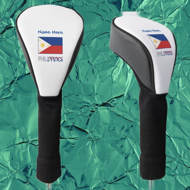 Philippines and Filipino Flag Personalised  Golf Head Cover (Creator Uploaded)