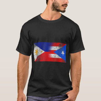 Philippines And Puerto Rican Flag T-Shirt