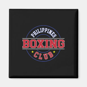 Philippines Boxing Club Gym Boxer Filipino Pinoy P Magnet