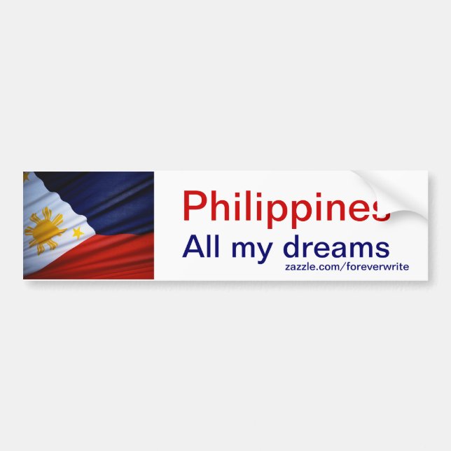 philippines bumper sticker (Front)
