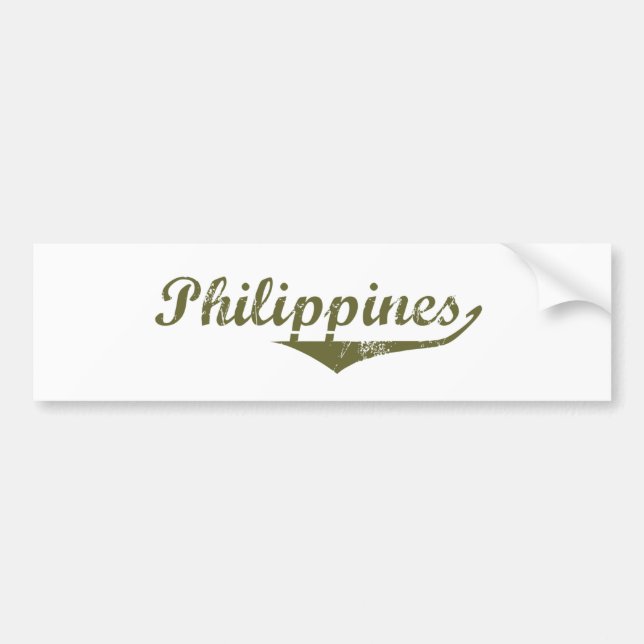 Philippines Bumper Sticker (Front)
