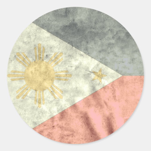 Philippines Classic Round Sticker (Front)