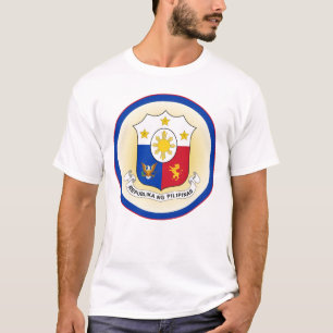 Philippines Coat of Arms Circle Shape T-Shirt