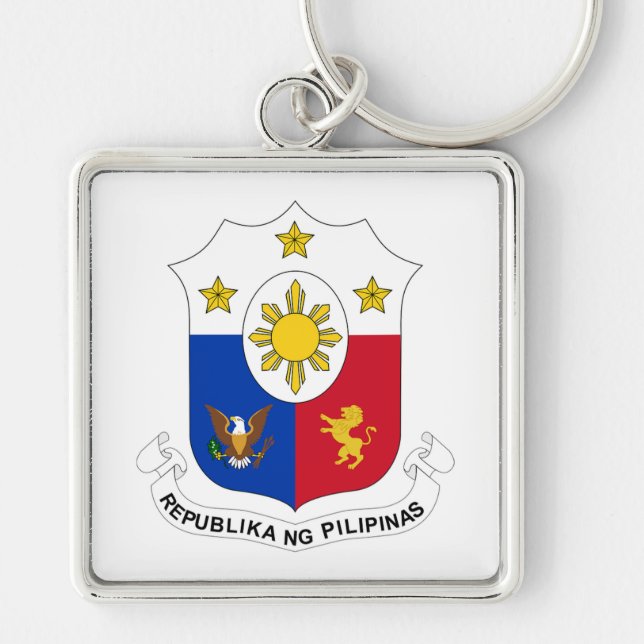 Philippines Coat of Arms Key Ring (Front)