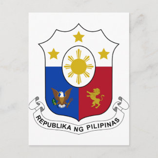 Philippines Coat of Arms Postcard