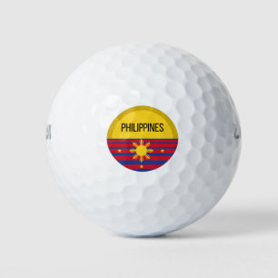 Philippines Cute Design Ideas Pattern Sunset Golf Balls