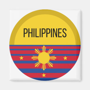 Philippines Cute Design Ideas Pattern Sunset Magnet