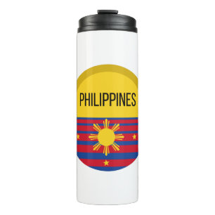 Philippines Cute Design Ideas Pattern Sunset Thermal Tumbler