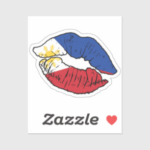 Philippines Filipina Lipstick Love Flag