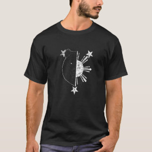 Philippines Filipino Alaska Ice Bear Flag Mountain T-Shirt