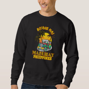Philippines Filipino Bus Transportation Car Mabuha Sweatshirt