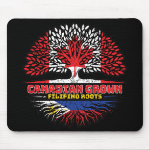Philippines Filipino Canadian Canada Tree Roots Fl Mouse Pad
