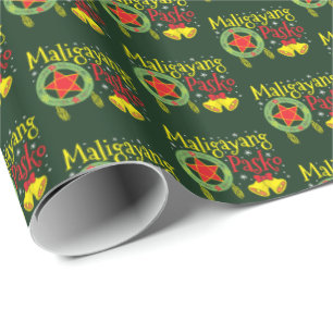Philippines Filipino Christmas Maligayang Pasko Wrapping Paper