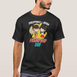 Philippines Filipino Japanese Japan Japino Flag Fr T-Shirt