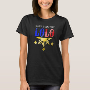 Philippines Filipino Lolo Father Flag Best Dad Uni T-Shirt