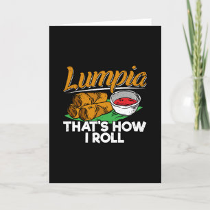 Philippines Filipino Lumpia Food Quote Card