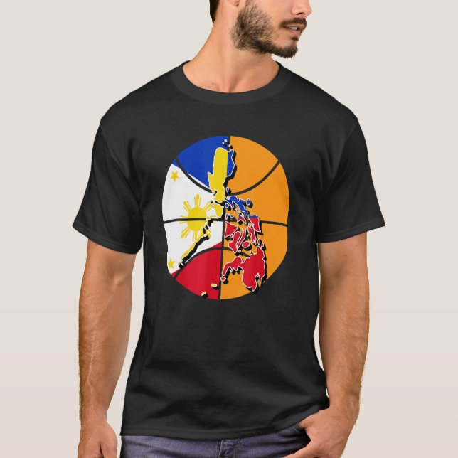 Philippines Filipino Sport Basketball Basket Ball  T-Shirt (Front)