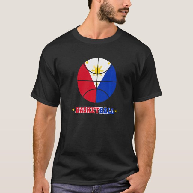 Philippines Filipino Sport Basketball Basket Ball  T-Shirt (Front)