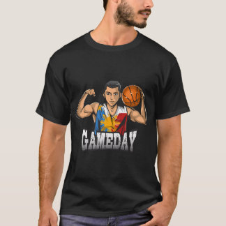 Philippines Filipino Sport Basketball Basket Ball T-Shirt