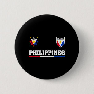 Philippines Filipino Vacation Vintage Souvenir Man 6 Cm Round Badge