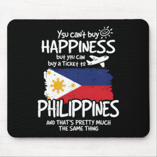 Philippines Filipino Vacation Vintage Souvenir Man Mouse Pad