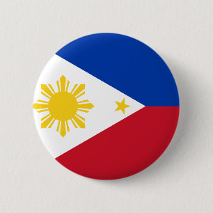 Philippines Flag 6 Cm Round Badge