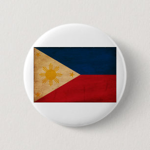 Philippines Flag 6 Cm Round Badge