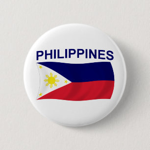Philippines Flag 6 Cm Round Badge