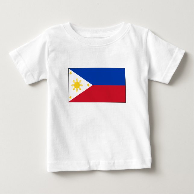 Philippines Flag Baby T-Shirt (Front)
