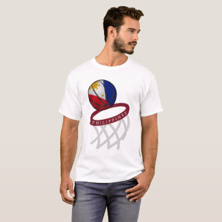 Philippines Flag Basketball Hoop T-Shirt