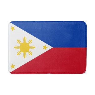Philippines Flag Bath Mat