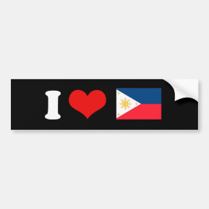 Philippines Flag Bumper Sticker