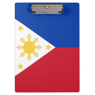 Philippines flag clipboard