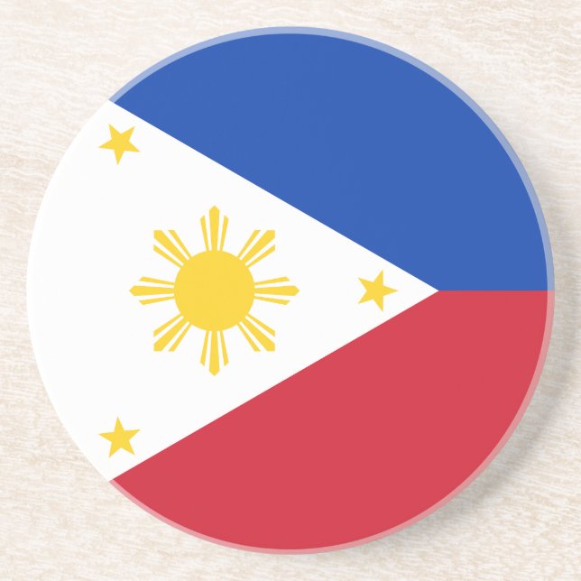 Philippines Flag Coaster (Front)
