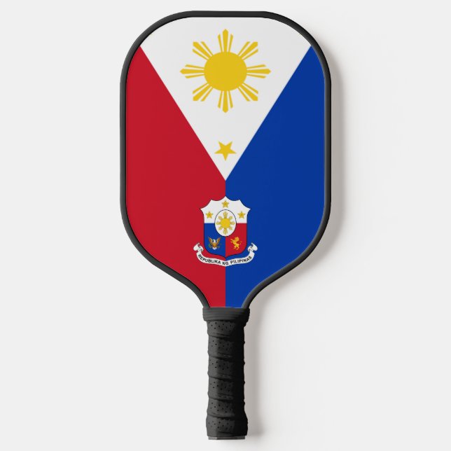 Philippines flag-coat of arms pickleball paddle (Front)