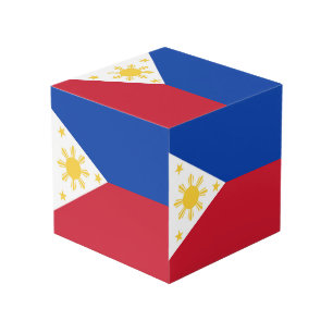 Philippines flag cube