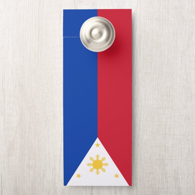 Philippines flag door hanger (On Knob)