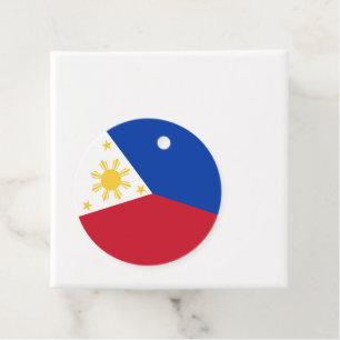 Philippines flag favour tags