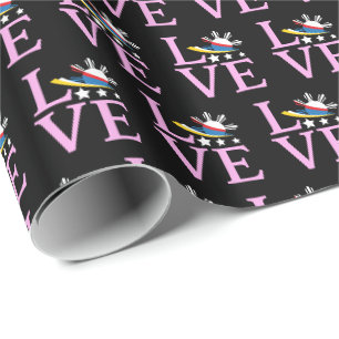 Philippines Flag - Filipina Pink Love Wrapping Paper