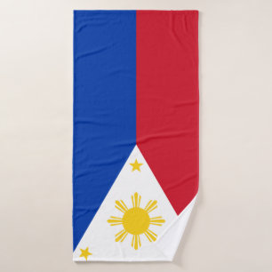 Philippines Flag Filipino Flag Bath Towel