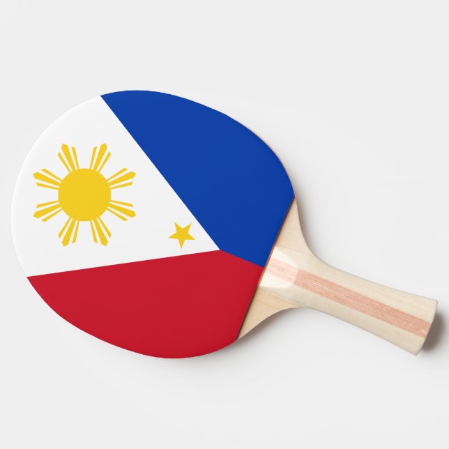 Philippines Flag Filipino Flag Ping Pong Paddle (Side)