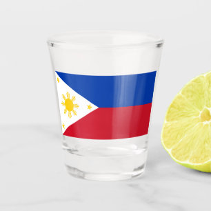 Philippines Flag Filipino Flag Shot Glass