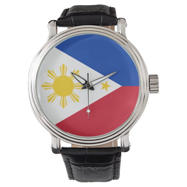 Philippines Flag Filipino Flag Watch (Front)
