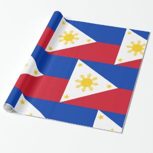 Philippines Flag Filipino Flag Wrapping Paper