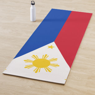 Philippines Flag Filipino Flag Yoga Mat